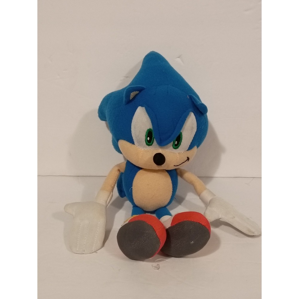 Sonic the‎ Hedgehog 12-inch Plush Toy Jazwares Modern Sega 2011 20th Anniversary